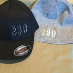 A couple of hats that are on the ground