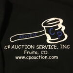 CP Auction Service logo with gavel