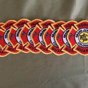 Row of Grand Junction Honor Guard patches