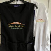 Embroidered River Rock Inn Green River Utah uniforms