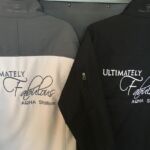 Two jackets embroidered "Ultimately Fabulous