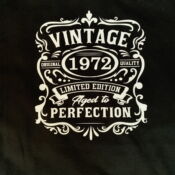 Vintage 1972 aged to perfection shirt