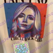 Stylized woman portrait with "Circle Back" text