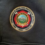 Carbondale fire district patch with mountains