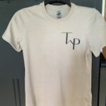 Beige t-shirt with TWP chest logo