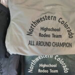 Northwestern Colorado high school rodeo team jacket