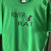 Green River Rat T-shirt with rat silhouette
